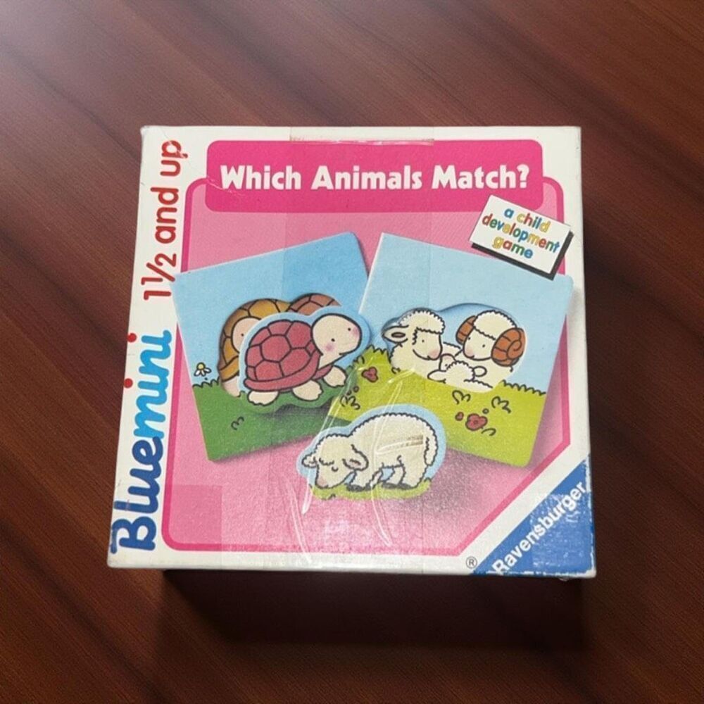 Vintage Ravensburger  “Which Animal Match” Game Ages 1 1/2 and Up